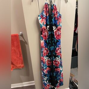 Black Floral Maxi Dress